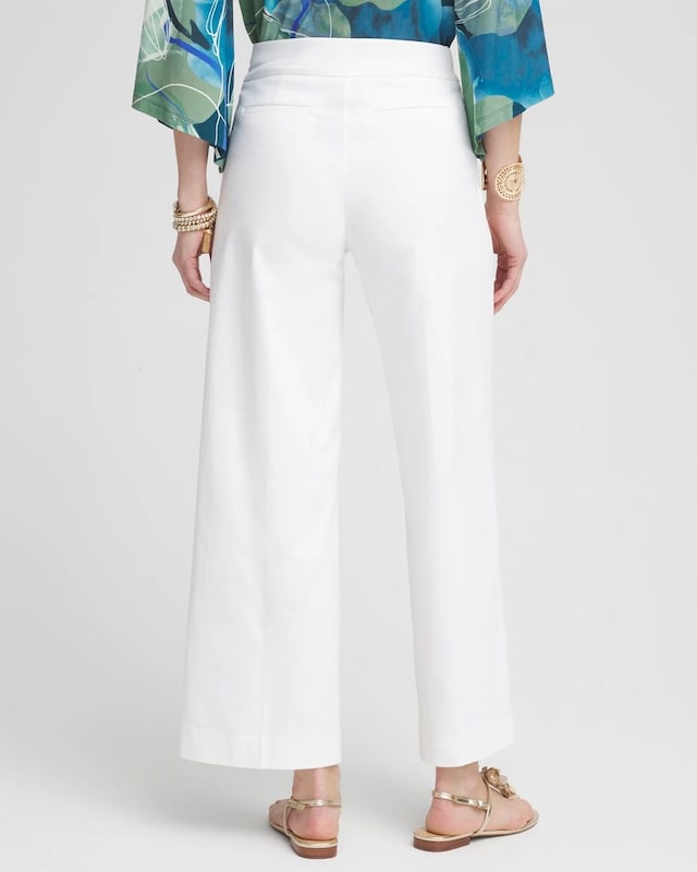 Brigitte Wide-Leg Cropped Pants - image 3